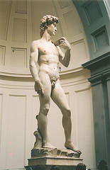 Michelangelo's David at the Galleria dell'Accademia
in Florence