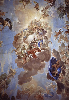 Apotheosis of the Medici by Luca
                Giordano