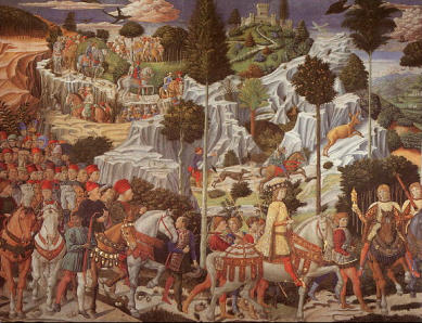 Benozzo Gozzoli's
                frescoes