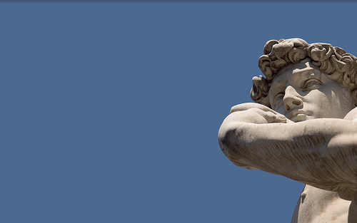 Michelangelo's David -
ph. Christopher Holland