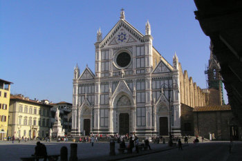 the Basilica of Santa Croce
